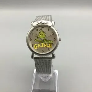 Dr. Seuss Vintage Grinch Silver Stainless Steel Watch 1997 Dr. Seuss | Accessories | 997 Dr Seuss Cat In The Hat  main image 2